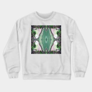 Lilly Pond and Vines in Green by South Australian artist Avril Thomas Crewneck Sweatshirt